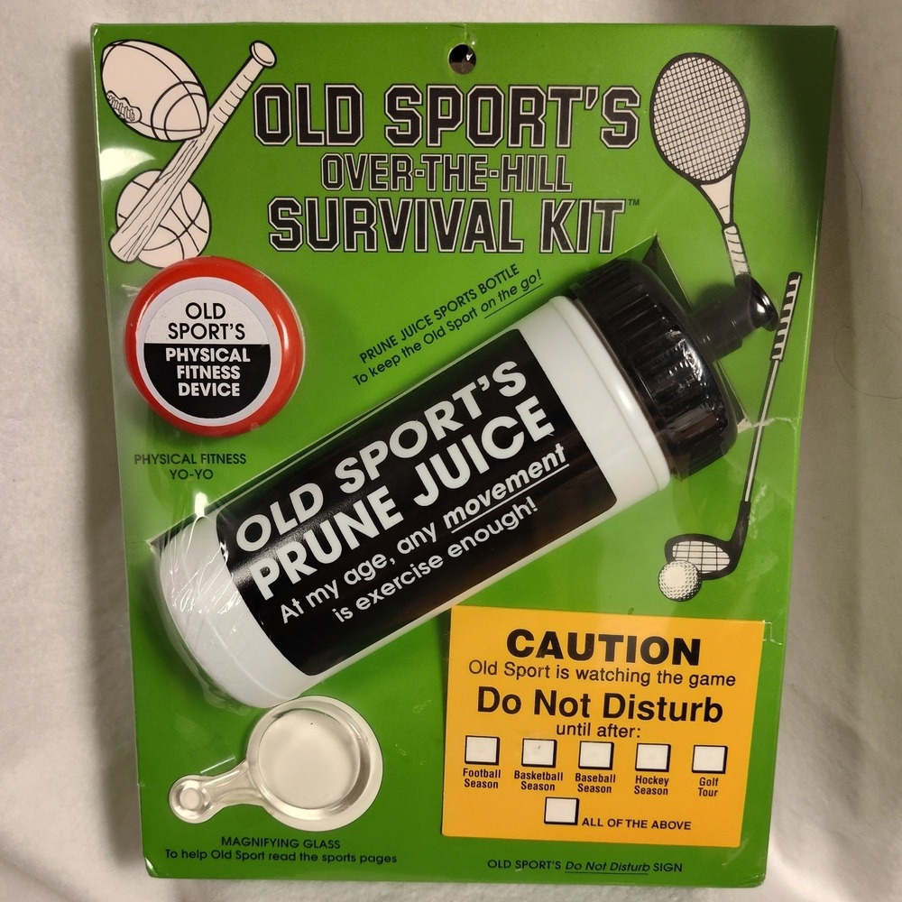 New Old Sport's Over-The-Hill Survival Kit Novelty Gag Gift Set